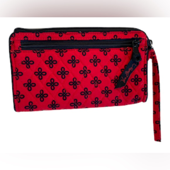 Vera Bradley: Red and Black Wallet Organizer - Picture 5 of 15